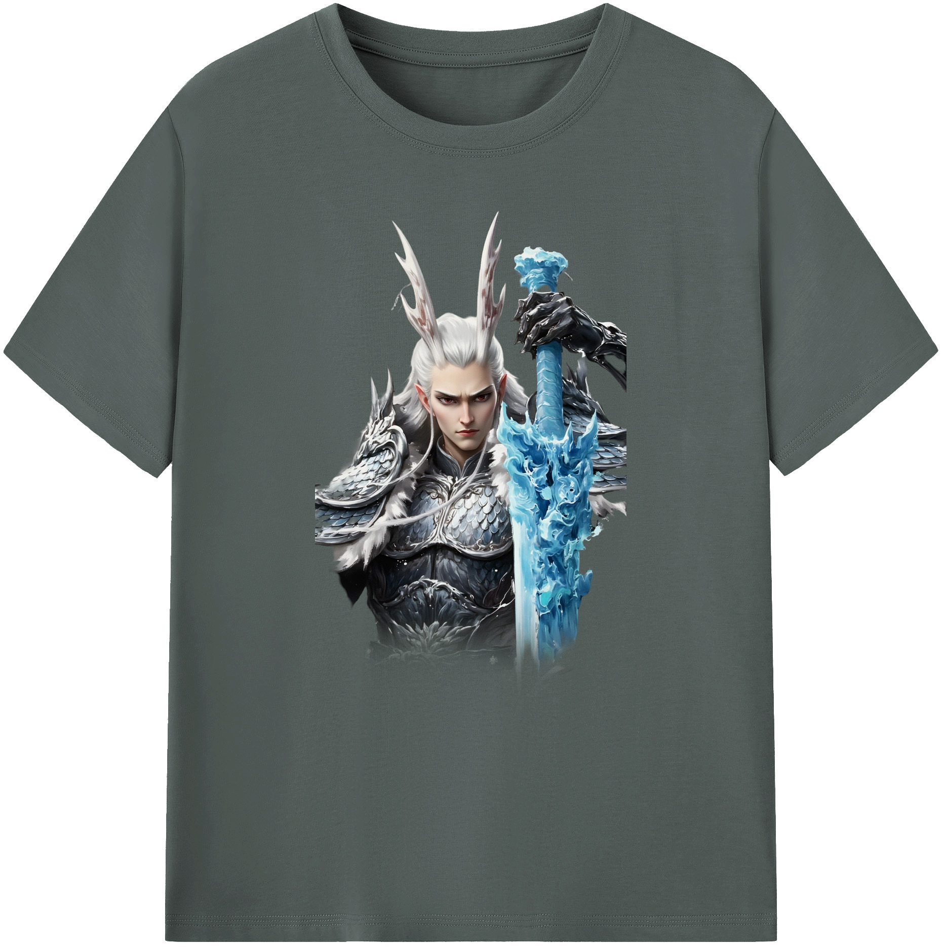 （画像用） Ne Zha 2 ナタ 魔童の大暴れ 綿100％ メンズ半袖Tシャツ｜肌触りやわらか＆通気性